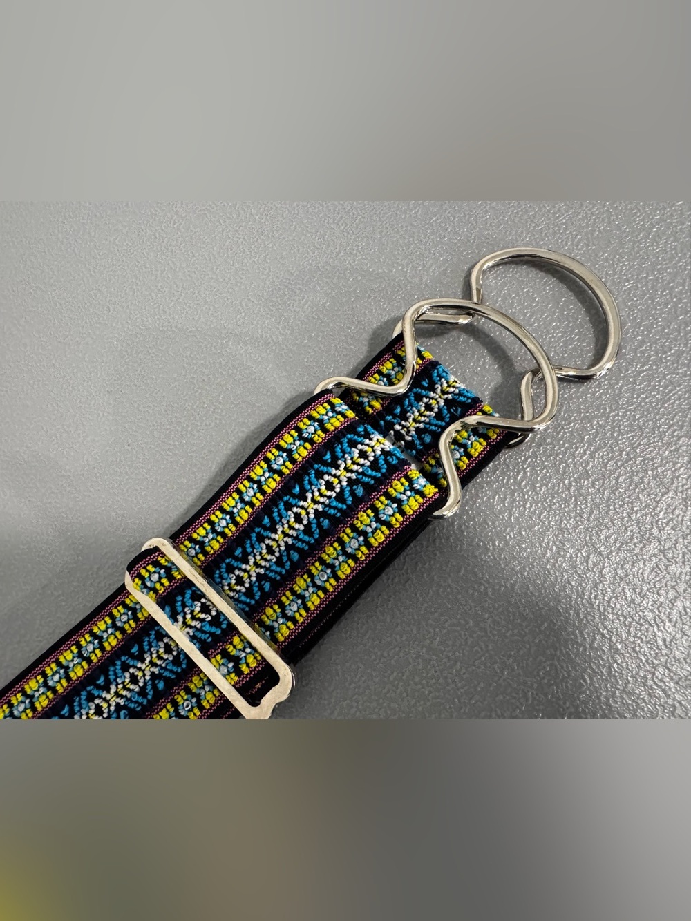 Ellany Equestrian Adjustable Colorful Woven Ring Belt